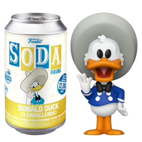 Vinyl Soda Figure Donald Duck 3 Caballeros LE 12000 Pcs 