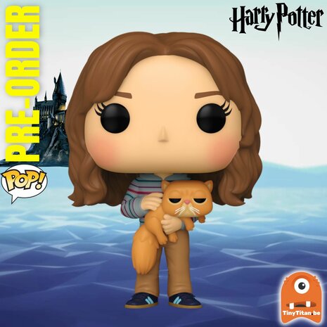 Funko POP! Hermione with Crookshanks 167 Harry Potter Pre-Order