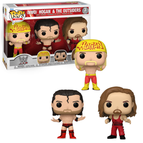 Funko POP! 3-Pack Hogan & The Outsiders WWE Pre-Order