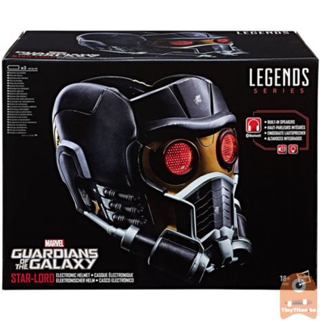 Marvel Legends Series: Marvel Legends Guardians of the Galaxy Star-Lord Electronic Helmet R