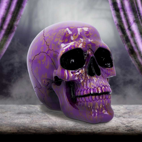 Nemesis Now - Violet Elegance Skull 18.5cm