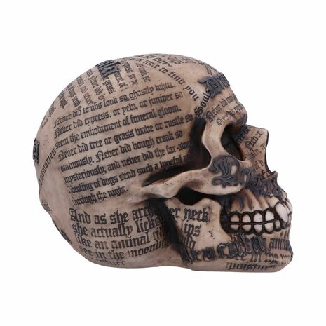 Nemesis Now - Dracula's Tale Vampire Novel Quote Skull 18.5cm