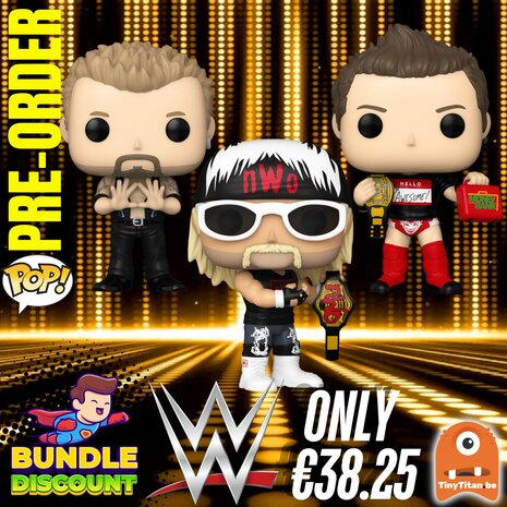 Funko POP! Super Discount Bundle of 3 WWE Pre-Order