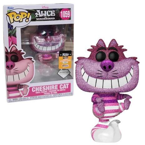 Funko POP! Cheshire Cat Diamond 1059 Alice in wonderland Disney DCC LE Exclusive