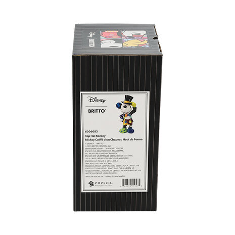 Disney BRITTO Mickey Mouse with Top Hat Figurine 6006083