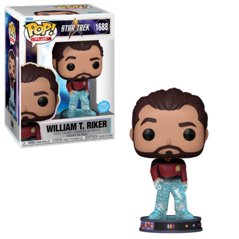 Funko POP! Riker Glitter 1688 Star Trek Transporter Pre-Order