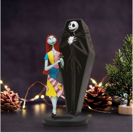Disney Showcase Collection - Jack and Sally Coffin Figurine 6016742