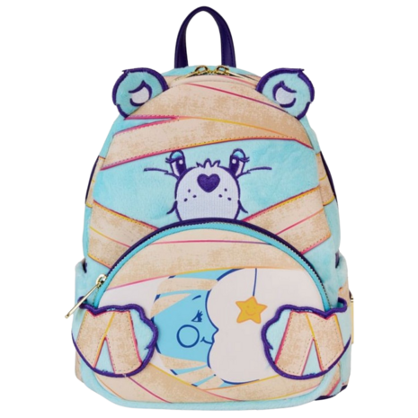 LOUNGEFLY Bedtime Bear Mummy - Care Bears x Universal Monsters Backpack
