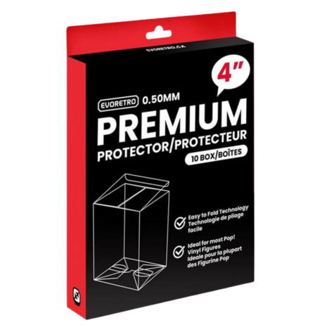 10 PREMIUM Funko Pop Plastic Protector for 4 Inch 0.50MM