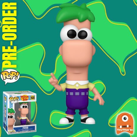 FUNKO POP! Ferb 1628 Phineas & Ferb Disney Pre-Order