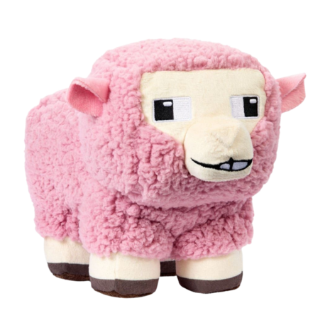 A Minecraft Movie Plush Figure Pink Sheep 20 cm
