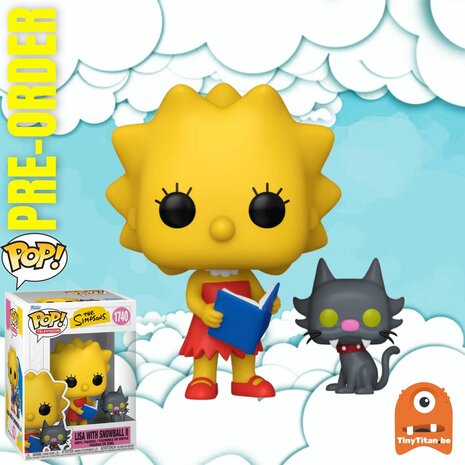 FUNKO POP! LISA WITH SNOWBALL II 1740 THE SIMPSONS Pre-Order