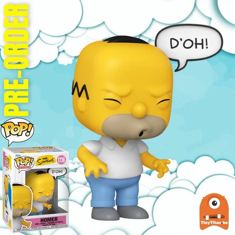 FUNKO POP! HOMER (D'OH!) 1736 THE SIMPSONS Pre-Order