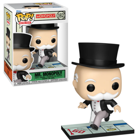 FUNKO POP! MR MONOPOLY (PASS GO) 162 Retro Toys Pre-Order