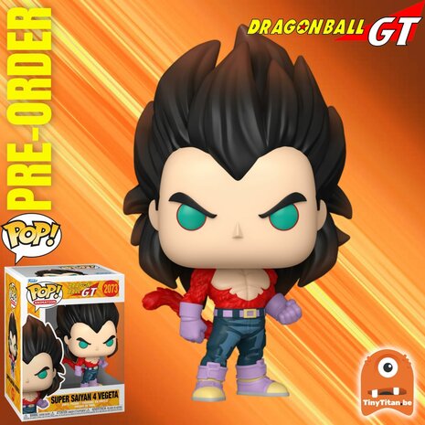 FUNKO POP! Super Saiyan 4 Vegeta 2073 Dragon Ball GT Pre-Order