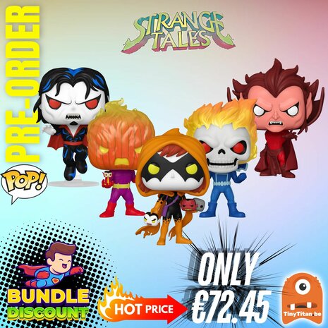FUNKO POP! Super Discount Bundle of 5 (Strange Tales) Marvel Pre-Order