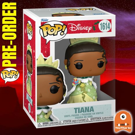 FUNKO POP! Tiana (Winter Outfit) 1617 Disney Princess Holiday Pre-Order