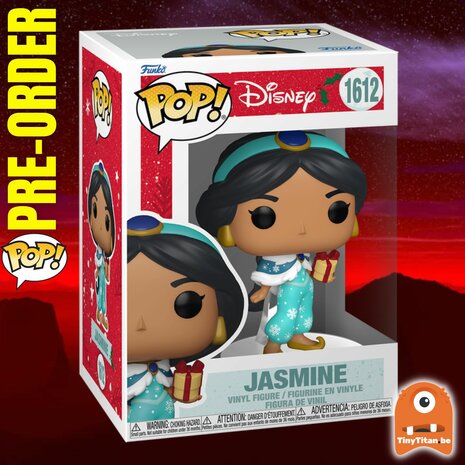 FUNKO POP! Jasmine (Winter Outfit) 1612 Disney Princess Holiday Pre-Order