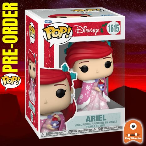 FUNKO POP! Ariel (Winter Outfit) 1615 Disney Princess Holiday Pre-Order