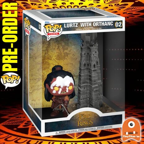 FUNKO POP! TOWN LURTZ WITH ORTHANC 02 THE LORD OF THE RINGS Pre-Order