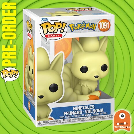 FUNKO POP! Ninetales 1091 Pokemon Pre-Order