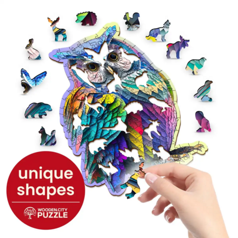 Trendy Owl 150 Wooden Puzzle