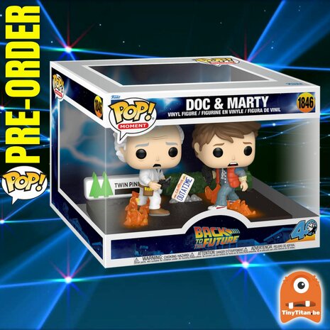 FUNKO POP! Moments Doc & Marty 1846 Back to the Future Pre-Order
