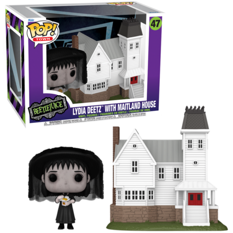 FUNKO POP! TOWN Lydia Deetz with Maitland House 47 BeetleJuice Pre-Order