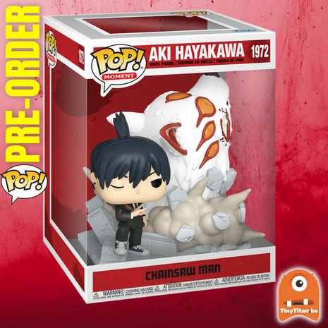 FUNKO POP! Moments Aki Hayakawa with Fox Devil 1972 Chainsaw Man Pre-Order