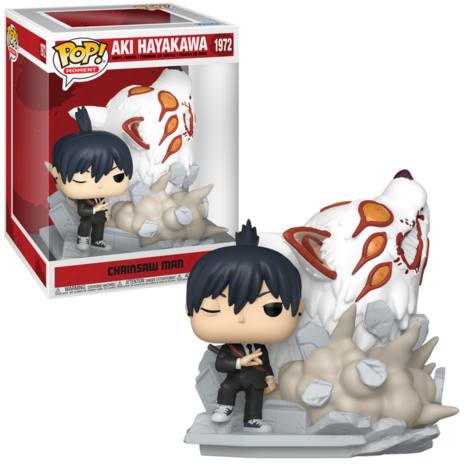 FUNKO POP! Moments Aki Hayakawa with Fox Devil 1972 Chainsaw Man Pre-Order