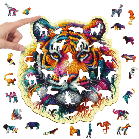 Soft Tiger 250 Wooden Puzzle