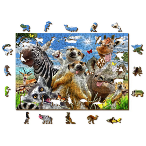 Welcome Africa 505 Wooden Puzzle
