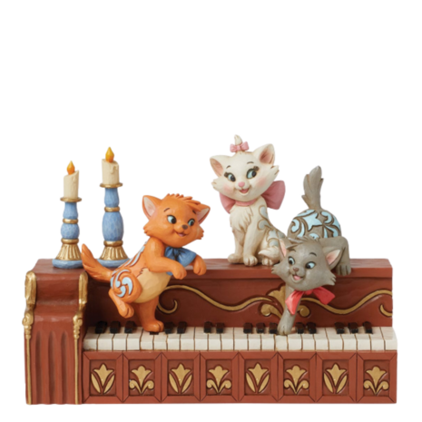 Disney Traditions Paws at Play (Aristocats Kittens on Piano Figurine) 6016349