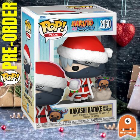 FUNKO POP! KAKASHI WITH PAKKUN 2050 NARUTO SHIPPUDEN Pre-Order