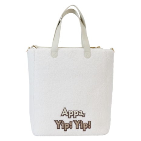 LOUNGEFLY Avatar The Last Airbender Appa Cosplay Plush with Momo Charm - Tote Bag