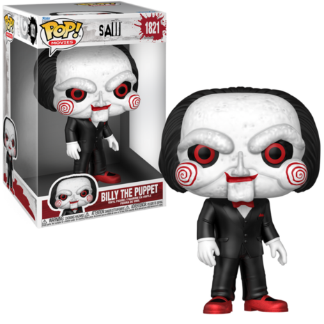 Funko POP! Jumbo Billy the Puppet 10 INCH 1821 SAW  Pre-Order