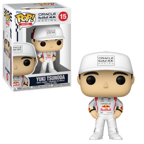 FUNKO POP! Yuki Tsunoda 15 Oracle Red Bull Racing F1 Pre-Order