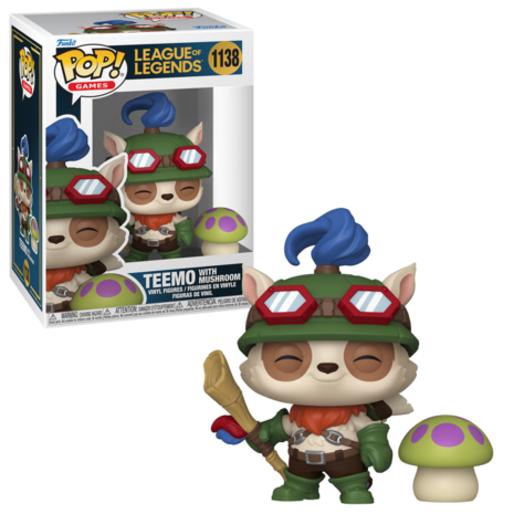 FUNKO POP! Teemo with Mushroom 1138 League of Legends Pre-Order