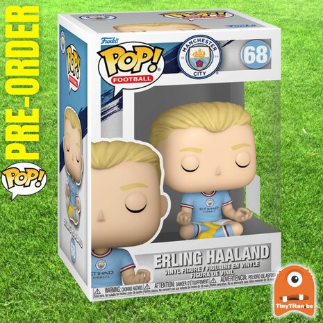 FUNKO POP! Erling Haaland 68 Manchester City football Pre-Order