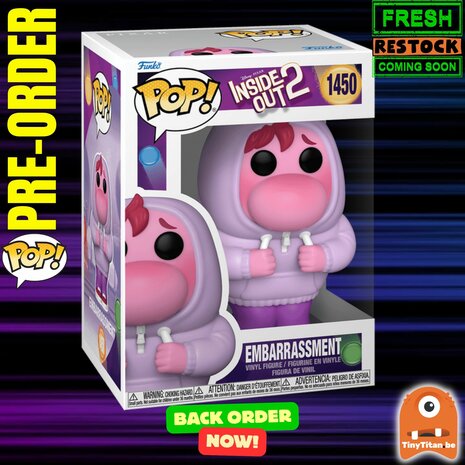 Funko POP! EMBARASSEMENT 1450 Inside Out 2 Pixar Back Order