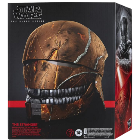 Star Wars THE ACOLYTE - Stranger Helmet - Replica Black Series 1/1 Life-Size Prop Replica Premium Electronic Helmet 