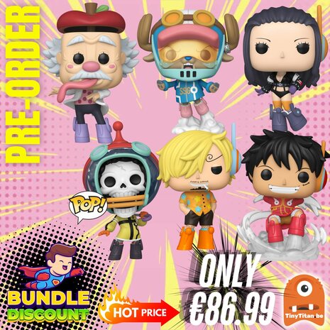 FUNKO POP! Super Discount Bundle of 6 ONE PIECE Pre-Order