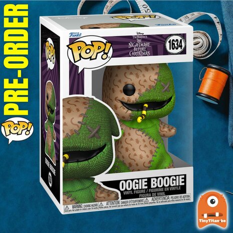 Funko POP! THE NIGHTMARE BEFORE CHRISTMAS 1634 OOGIE BOOGIE PATCHWORK Pre-Order