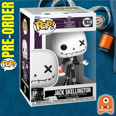 Funko POP! THE NIGHTMARE BEFORE CHRISTMAS 1633 JACK PATCHWORK Pre-Order