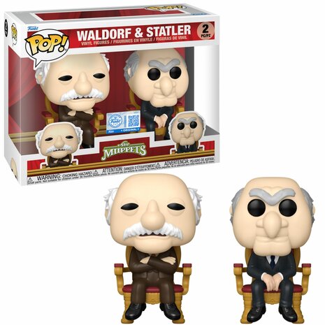 Funko POP! WALDORF AND STATLER 2-PACK MUPPETS Pre-Order