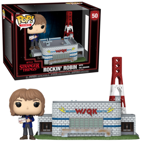 Funko POP! TOWN STRANGER THINGS S5 50 ROCKIN'S ROBIN WITH THE SQUAWK Pre-Order