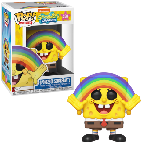 Funko POP! Spongebob - Rainbow 558 SPONGEBOB Back Order