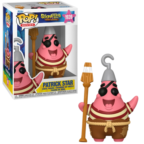 Funko POP! THE SPONGEBOB MOVIE 1939 Patrick (Pirate) Pre-Order