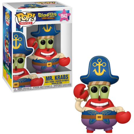Funko POP! THE SPONGEBOB MOVIE 1942 Mr. Krabs (Pirate) Pre-Order