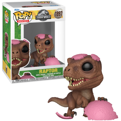 Funko POP! JURASSIC PARK SPRG 1897 Raptor (Pink egg) Pre-Order
